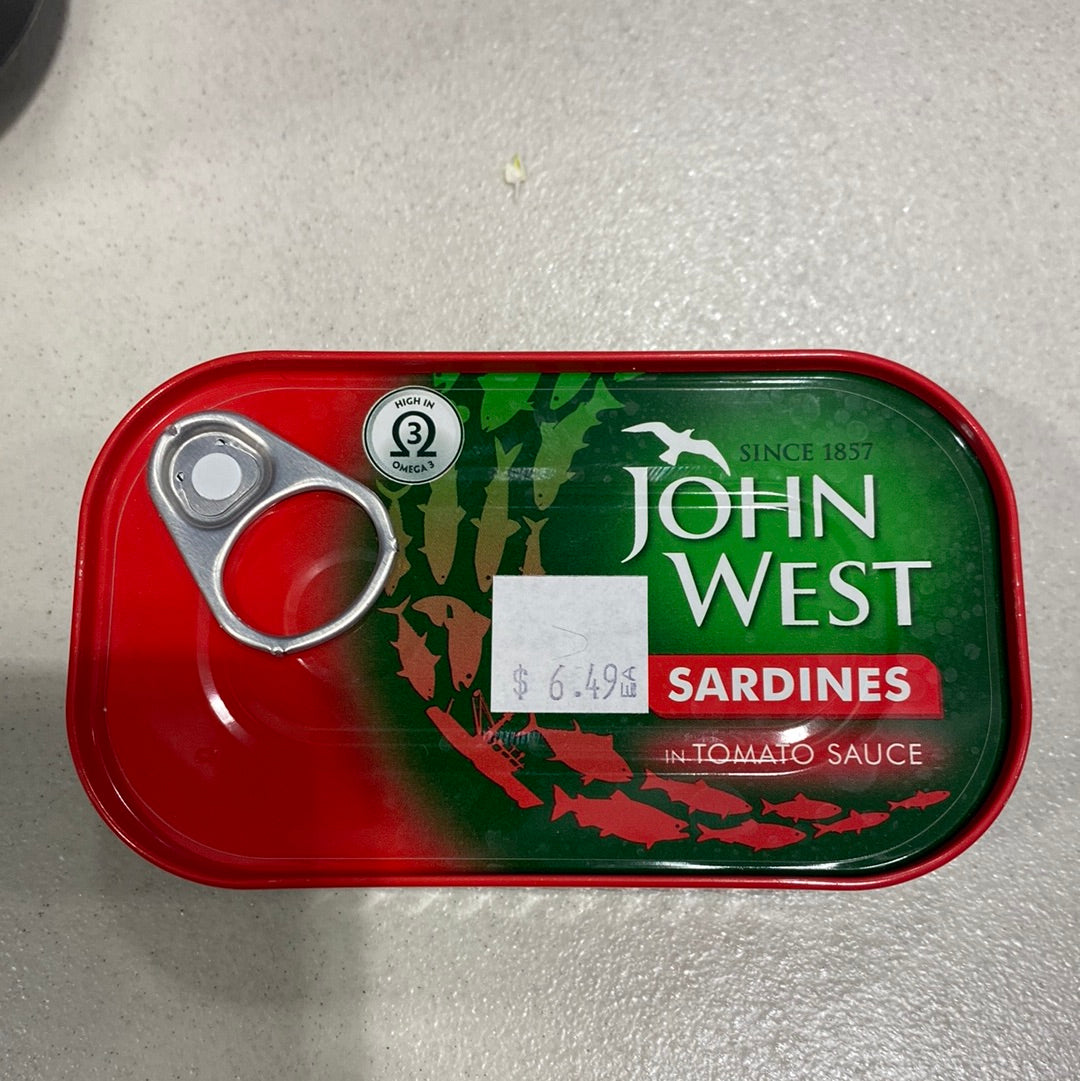 John west sardines 120g