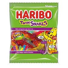 Haribo Twin Snakes 140g