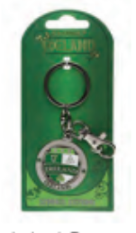 Ireland Crest Spinner Keyring