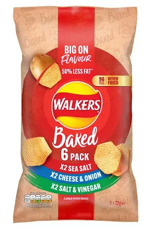 Walkers Baked Variety 6 Pack