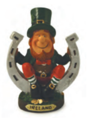 Leprechaun Sitting on a Horseshoe