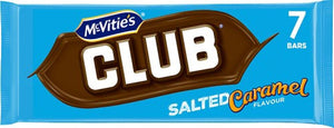 Mcvities Club Salted Caramel 7 pack 176g low date clearance 06/04/2024