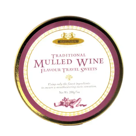Simpkins Traditional Mulled Wine Flavour Travel Sweets