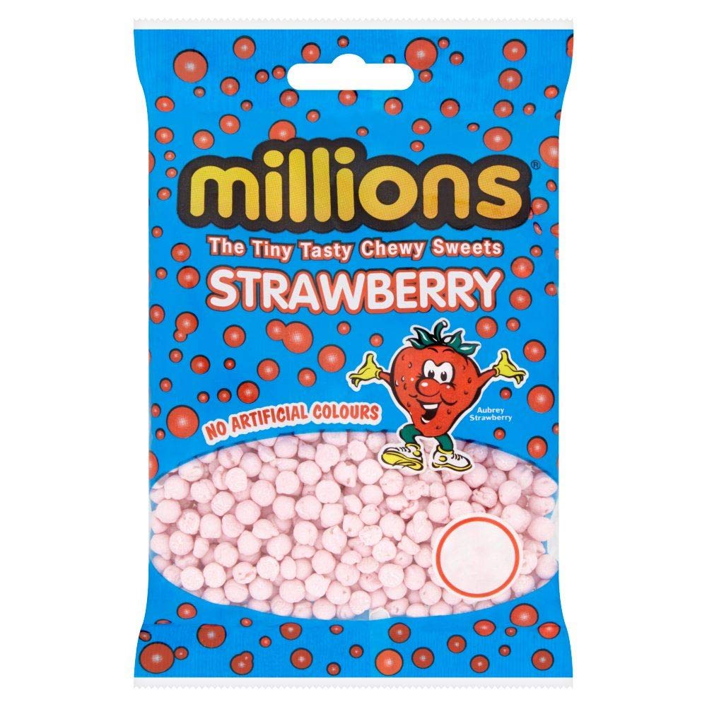 MILLIONS STRAWBERRY Bag 110g
