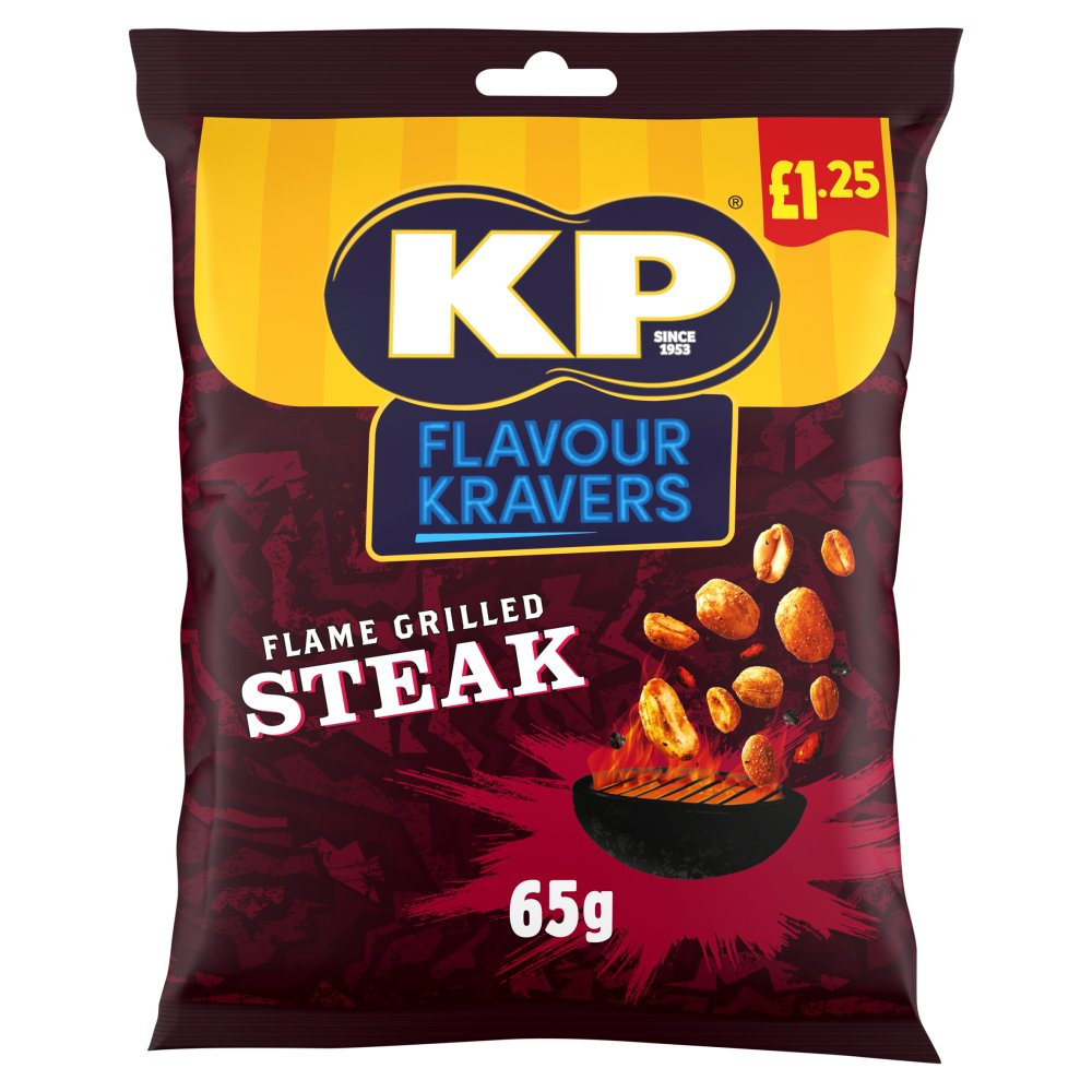 KP Flame Grilled Steak Peanuts 65g