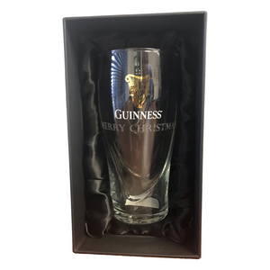 GUINNESS – MERRY CHRISTMAS ENGRAVED GRAVITY PINT GLASS (WITH GIFT BOX)