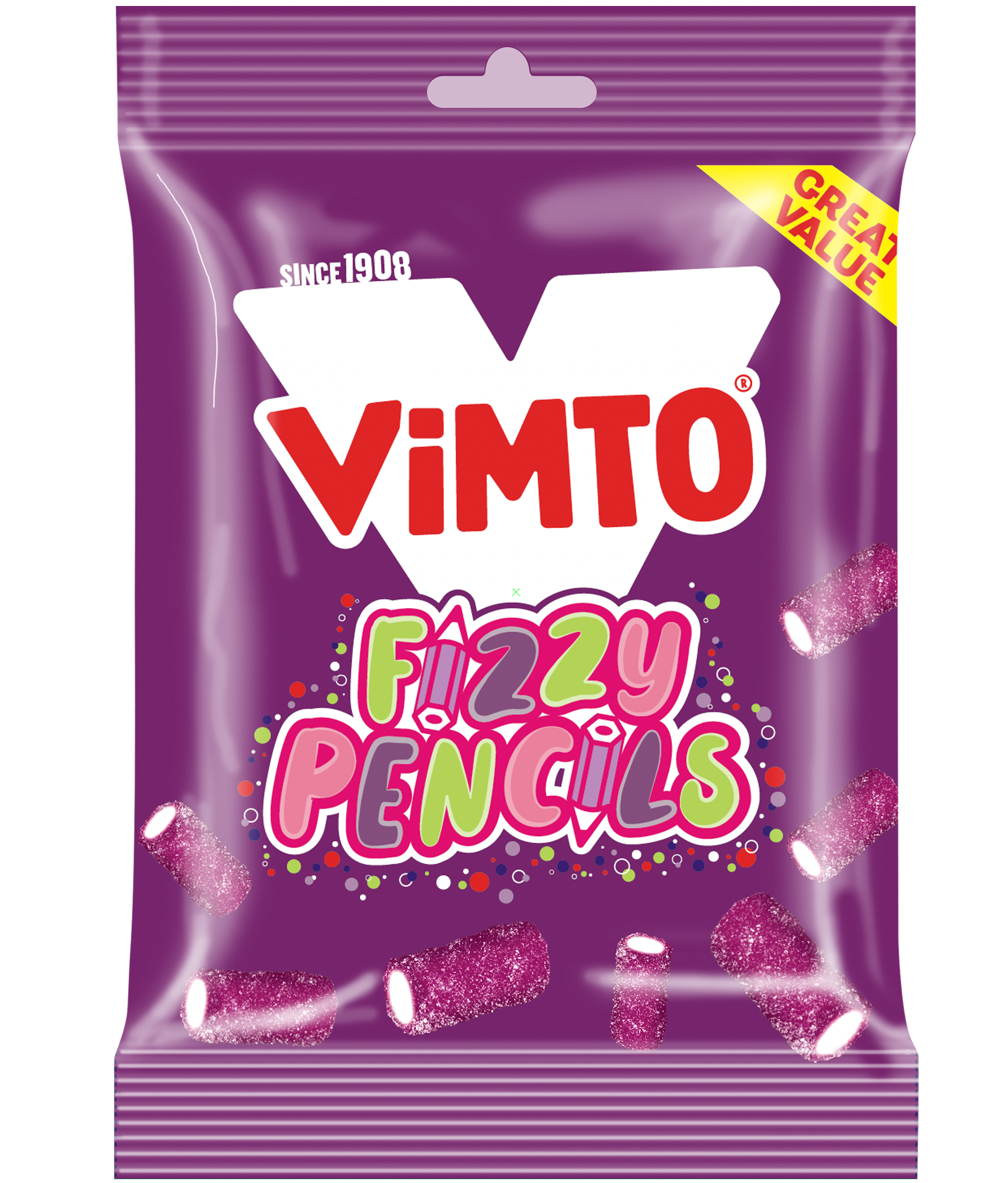 Vimto Fizzy Pencils 220g