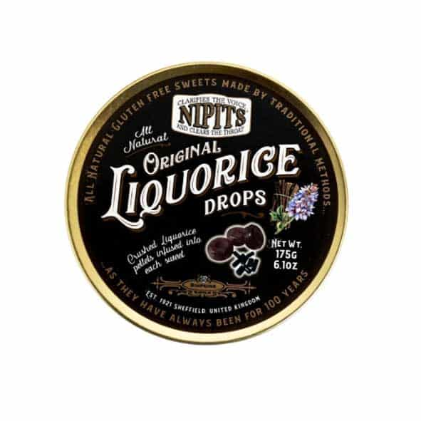 Nipits Original Liquorice drops Tin