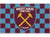 West Ham Chequered CREST FLAG 5x3