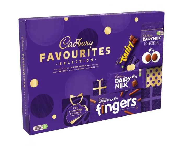 Cadbury Favourites selection Box 351g coming soon