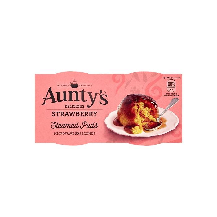 AUNTY'S STRAWBERRY PUDDING 2x95g