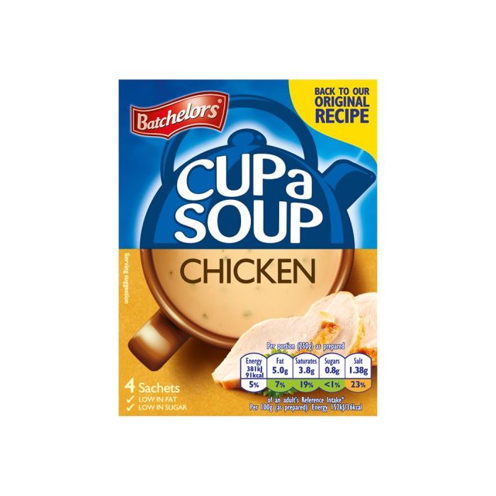 BATCHELORS CUP A SOUP CHICKEN 4 PACK