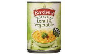 Baxters Vegetarian Lentil and Vegetable Soup
