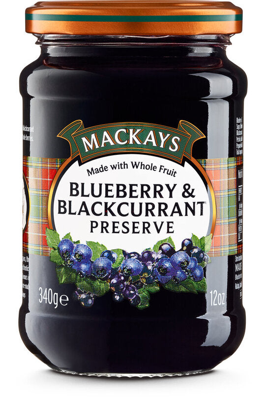 Mackays Blueberry & Blackcurrant Preserve 340ml