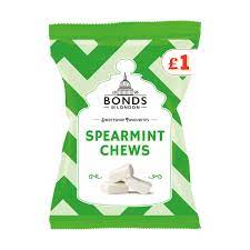 Bonds Spearmint Chews Bags 120g