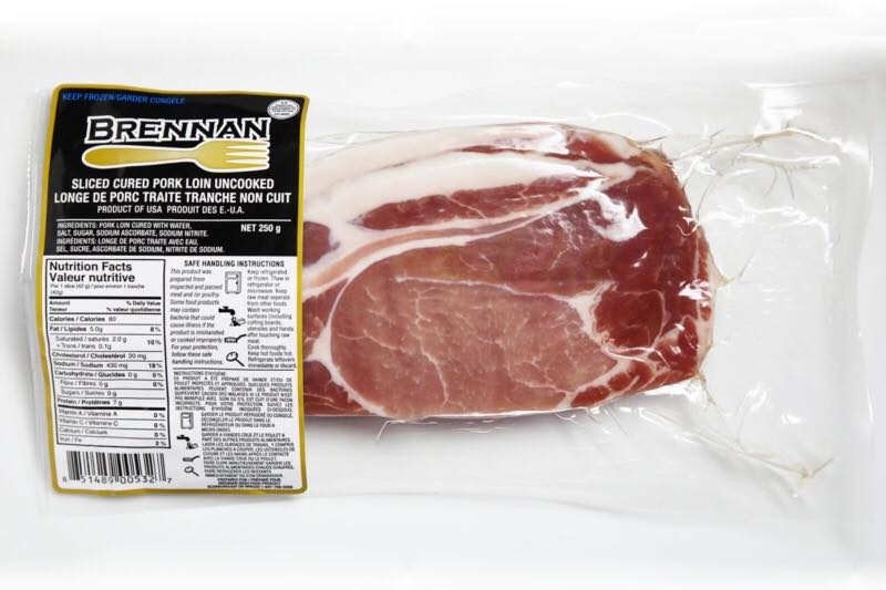 Brennan Back Bacon 250g