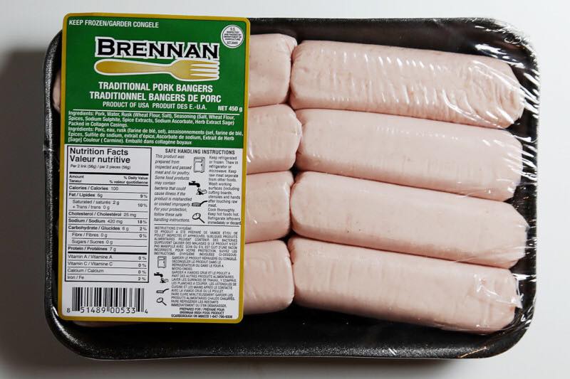 Brennan Traditional Pork Banger Sausages