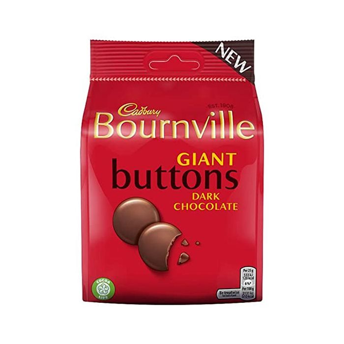 Cadbury Bournville Dark Giant Buttons Pouch