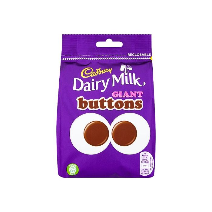 CADBURY DAIRY MILK GIANT BUTTONS POUCH 85g
