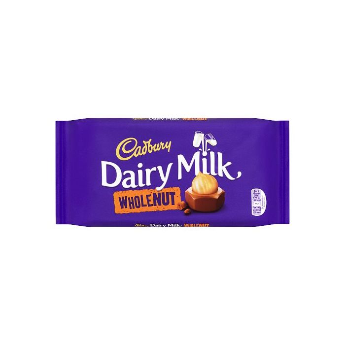 CADBURY DAIRY MILK WHOLENUT 120g