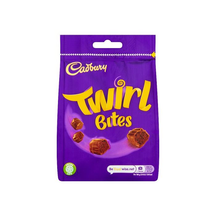 CADBURY TWIRL BITES POUCH 100g