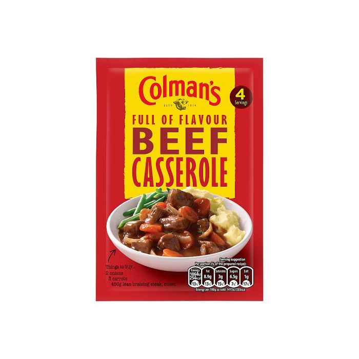 COLMAN'S BEEF CASSEROLE 40g