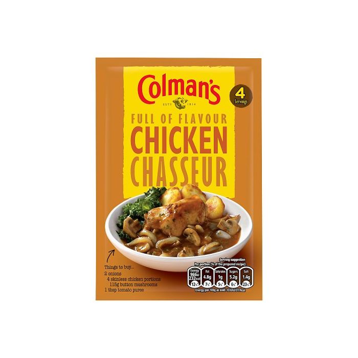 COLMAN'S CHICKEN CHASSEUR 40g