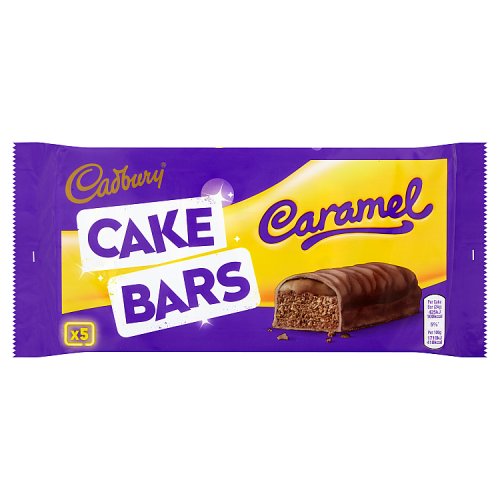 Cadbury Caramel Cake Bars 5 Pack