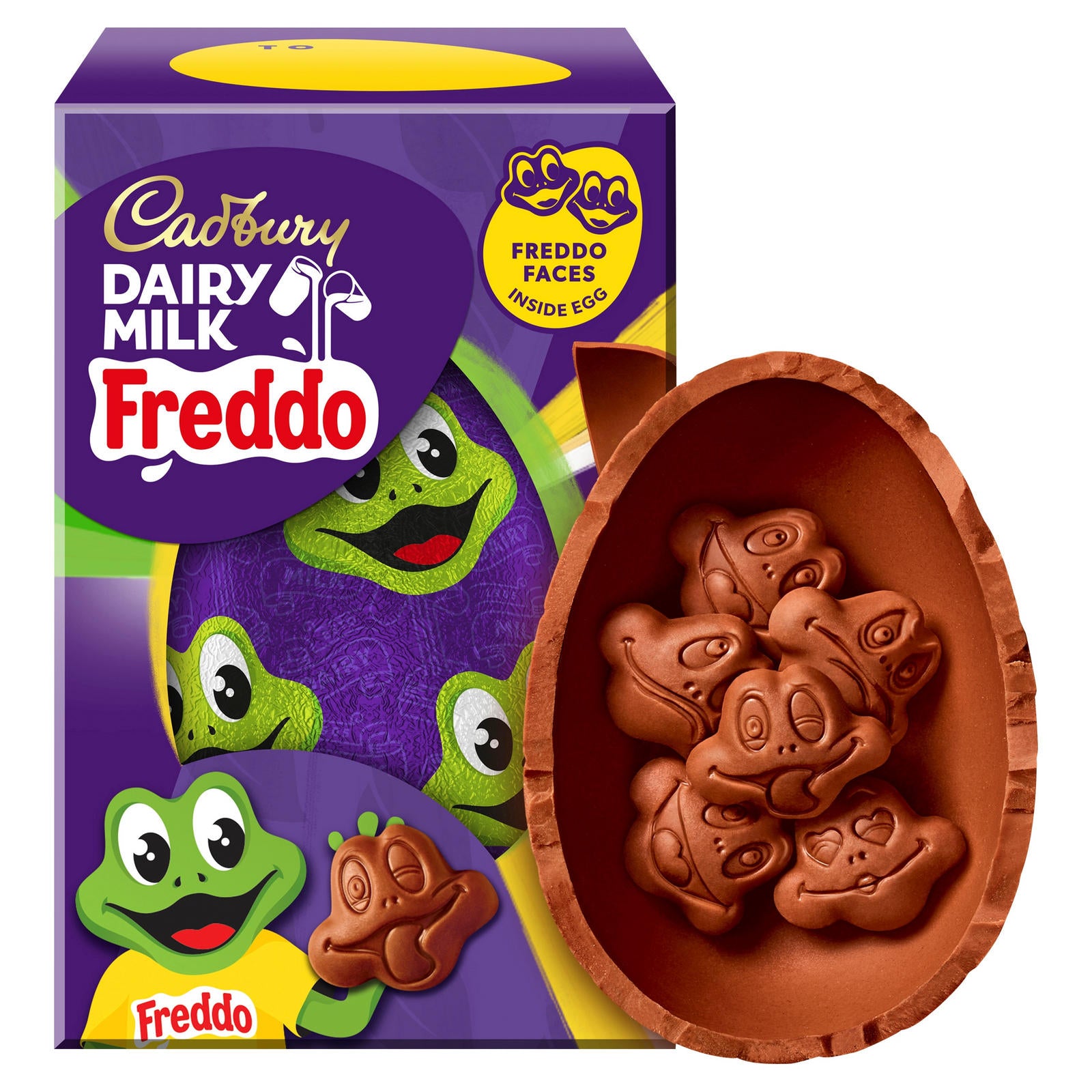 Cadbury Dairy Milk Freddo Faces Egg 96g