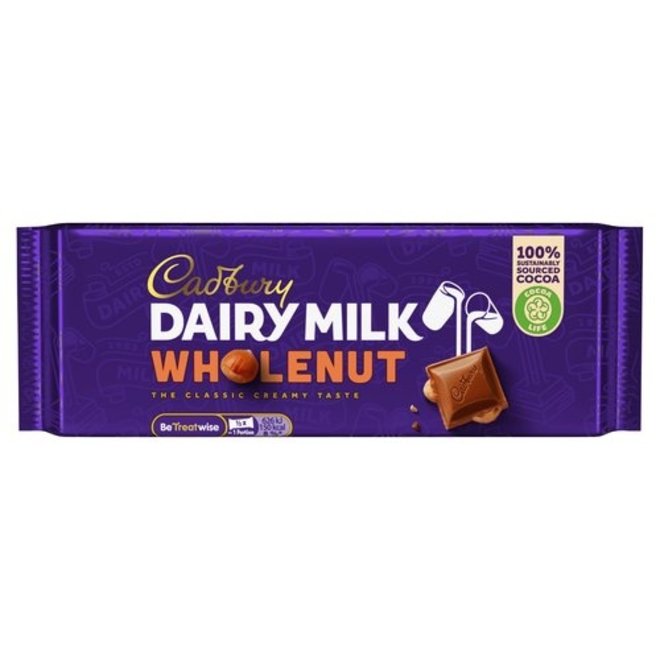 CADBURY DAIRY MILK WHOLENUT STANDARD 55g