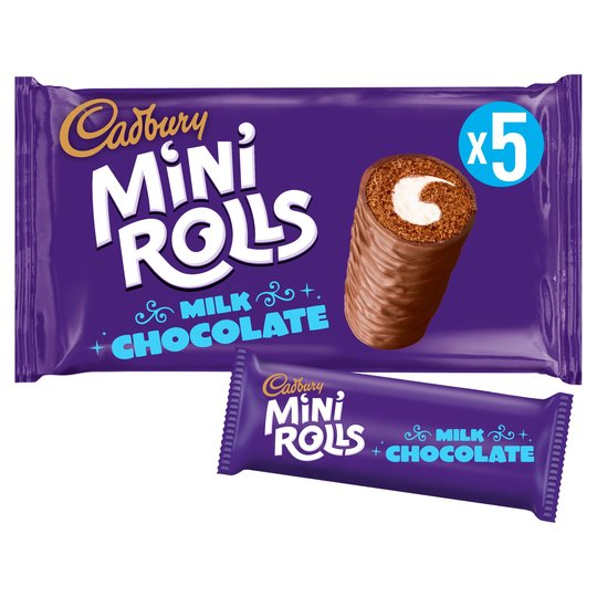 Cadbury Mini Rolls 5 pack 120g