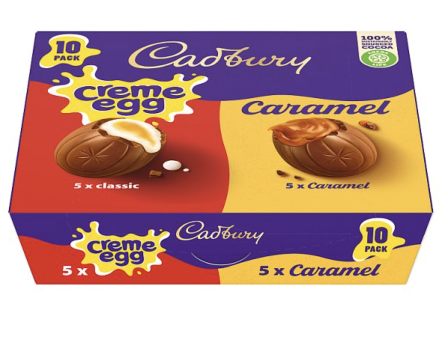 Cadbury Mixed Creme Eggs & Caramel 10 Pack