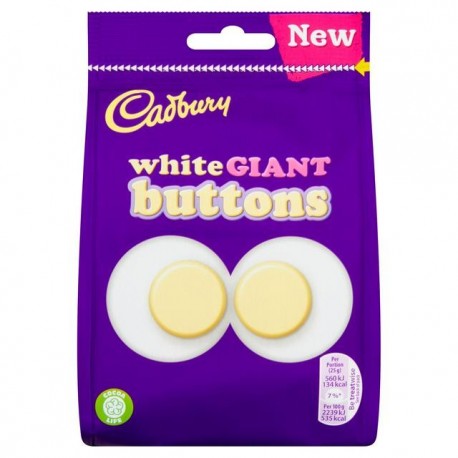 Cadbury White Giant Buttons 85g
