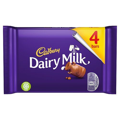 Cadburys Dairy Milk 4 Pack