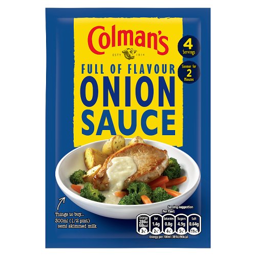 Colmans Onion Sauce Sachet 35g low date