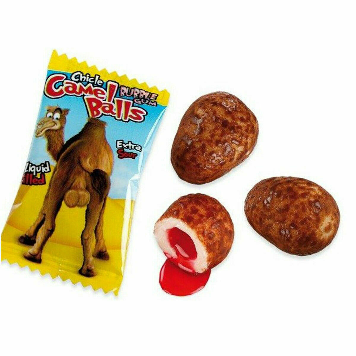 Fini Bubble Gum Camel Balls Extra Sour