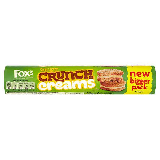 Fox Ginger Crunch Creams 200g