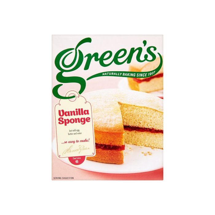 GREEN'S VANILLA SPONGE MIX 221g low date clearance