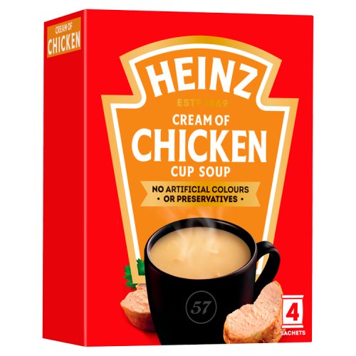Heinz Cream Of Chicken Cup Soup 4s