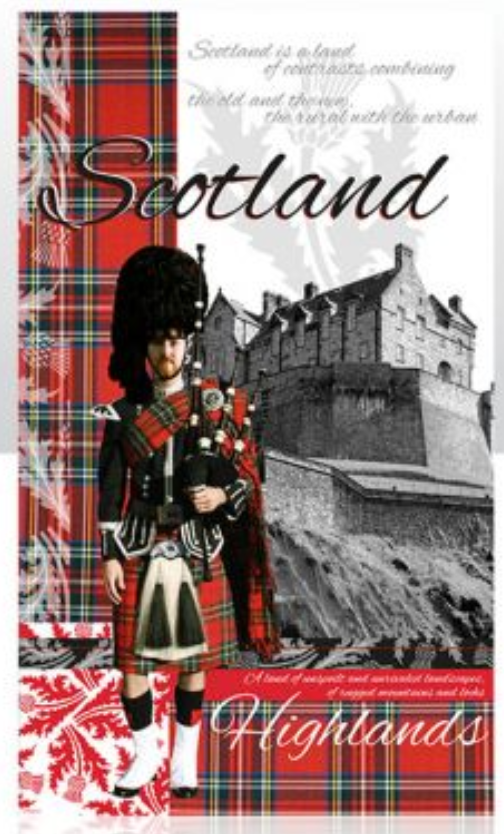 Heraldic Scotland Tea Towels