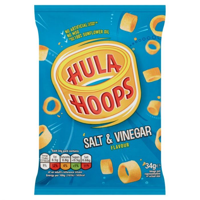 Hula big Hoops Salt & Vinegar 70g