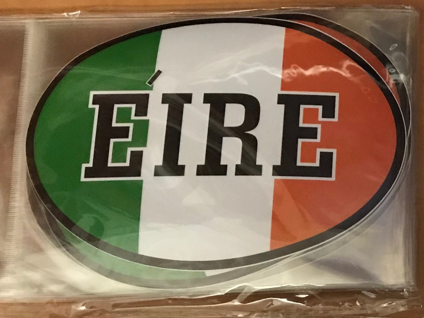 Ireland Oval Decal