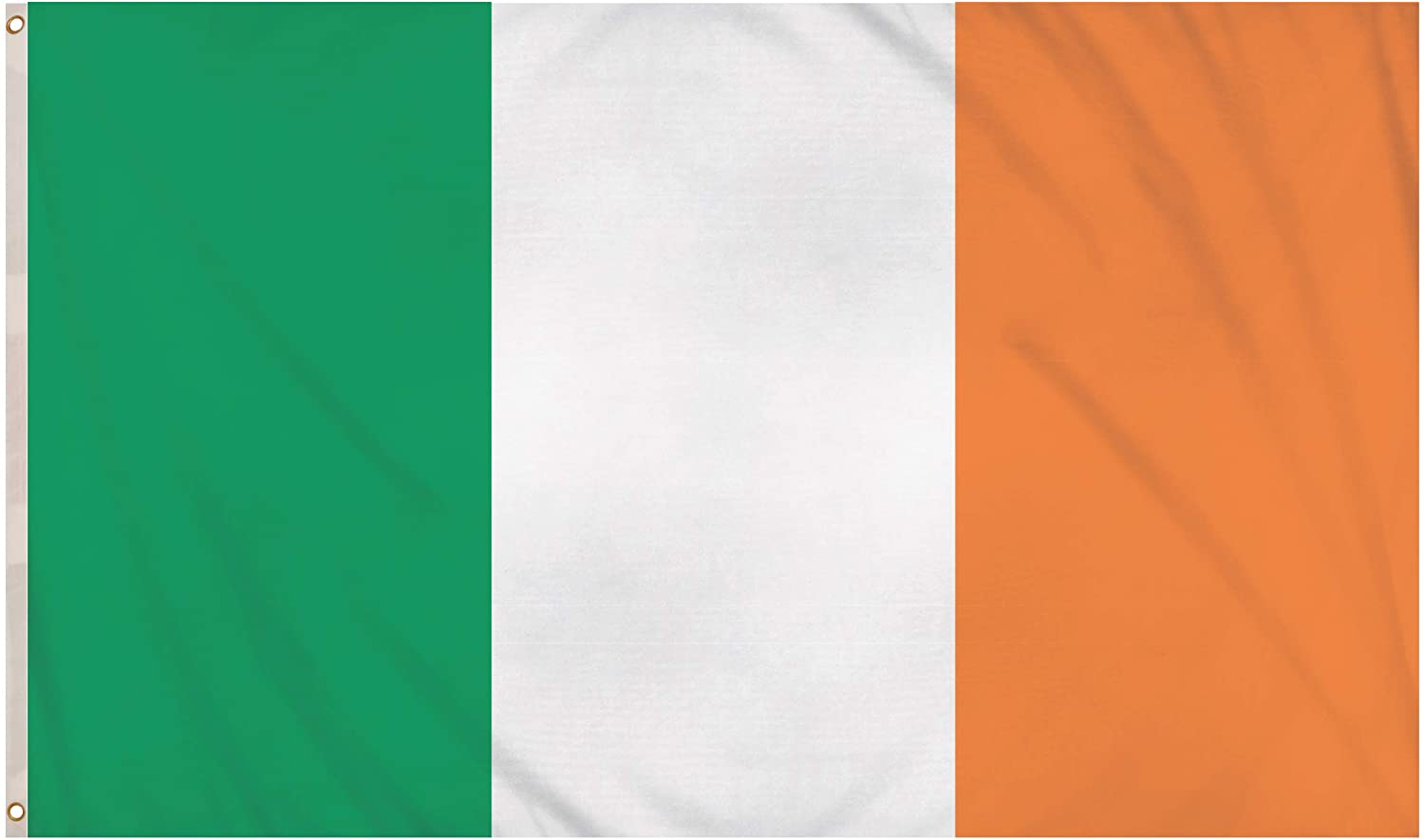 Ireland Tricolour Flag 5ft x 3ft