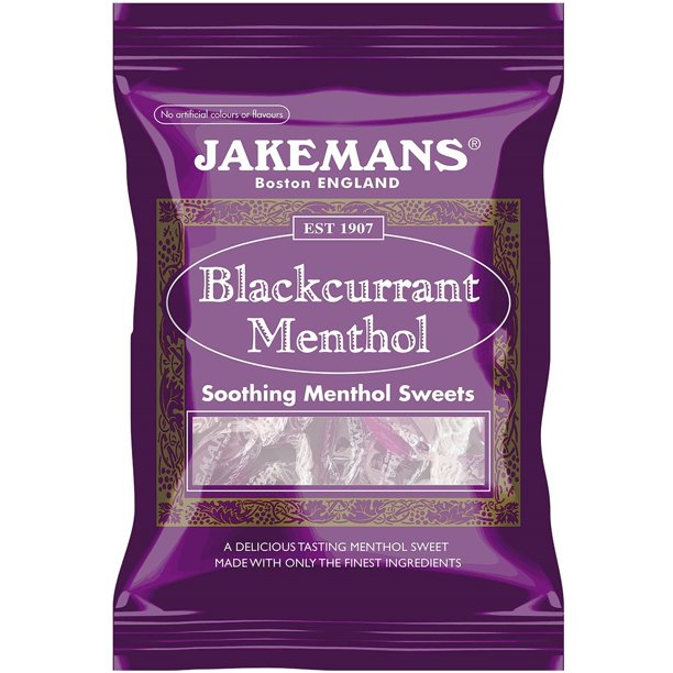 Jakemans Lozenges Blackcurrant 100g