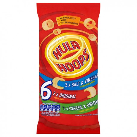 KP Hula Hoops Assorted 6 Pack