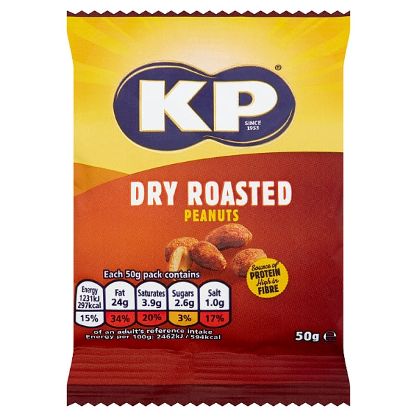 KP Dry Roasted Peanuts 30g