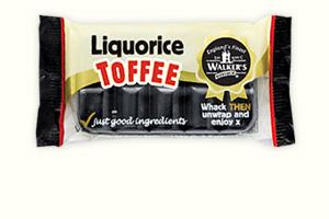 WALKER'S ANDY PACK LIQUORICE TOFFEE 100g