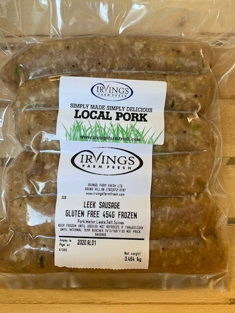 Irvings Leek Sausage 454g