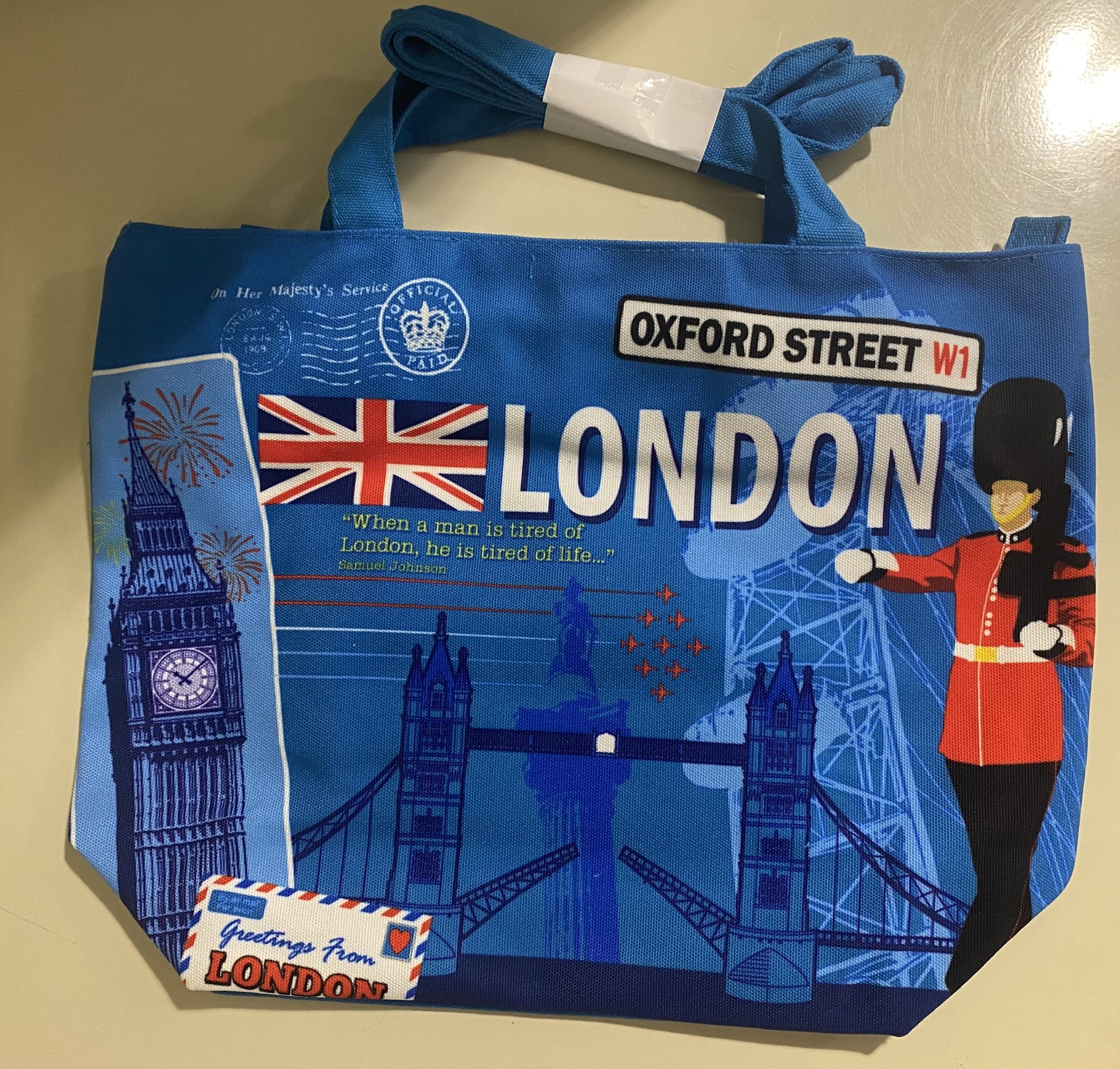 London Scrapbook Canvas Bags 38cm x 28cm