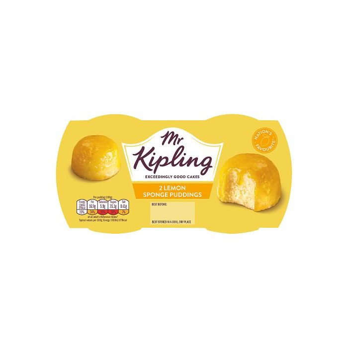 MR. KIPLING LEMON SPONGE PUDDINGS 2 Pack